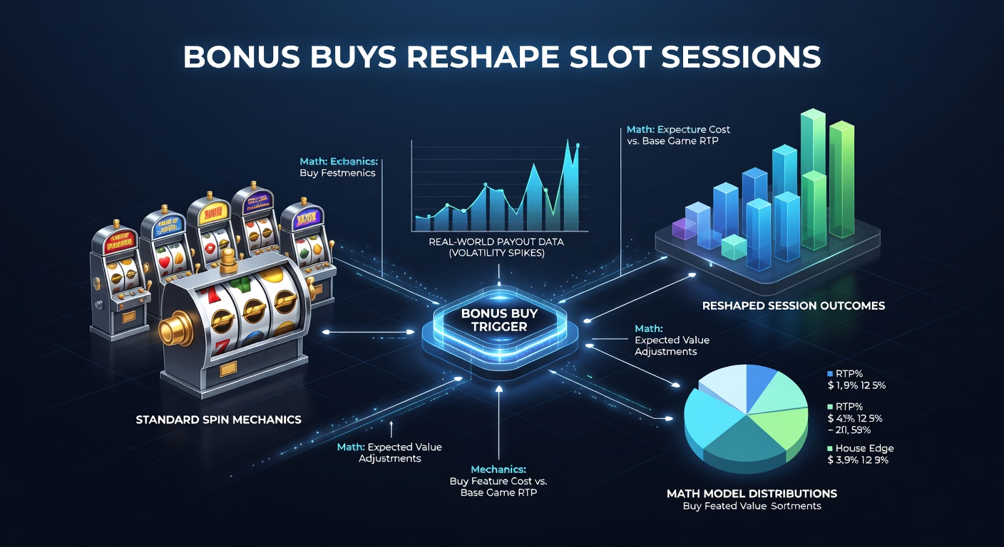 Detailed graph comparing RTP curves for bonus buy versus standard play in popular slot titles