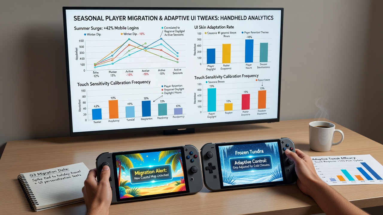 Close-up view of adaptive roulette app screens displaying location-based UI changes
